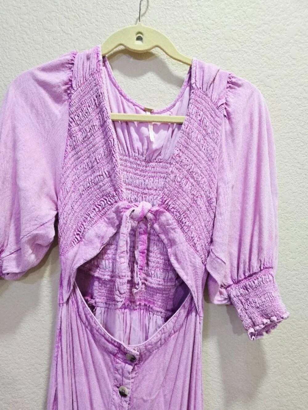 Free People String Of Hearts Maxi Dress In Pink Size M